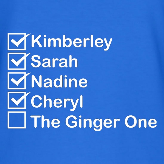 The Ginger One t shirt